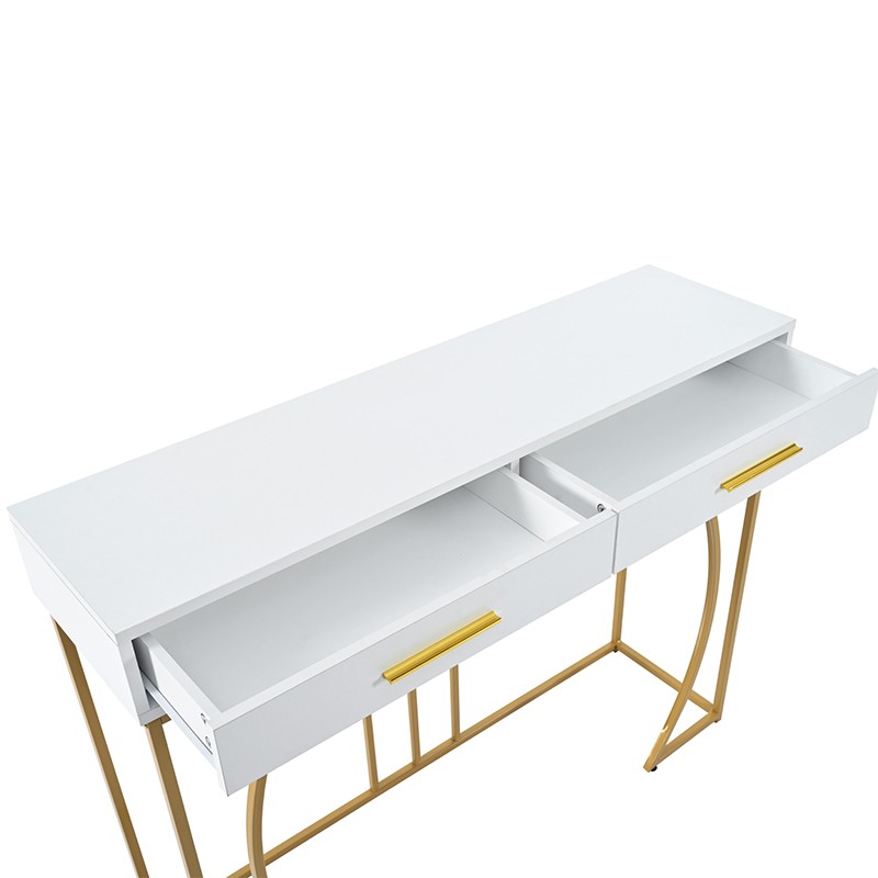 Console blanc or
