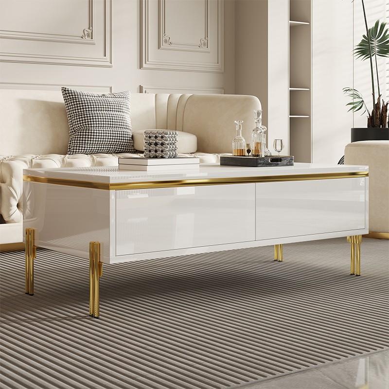 Table basse brillante