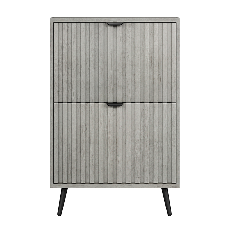 Grauer Schuhschrank 60 cm