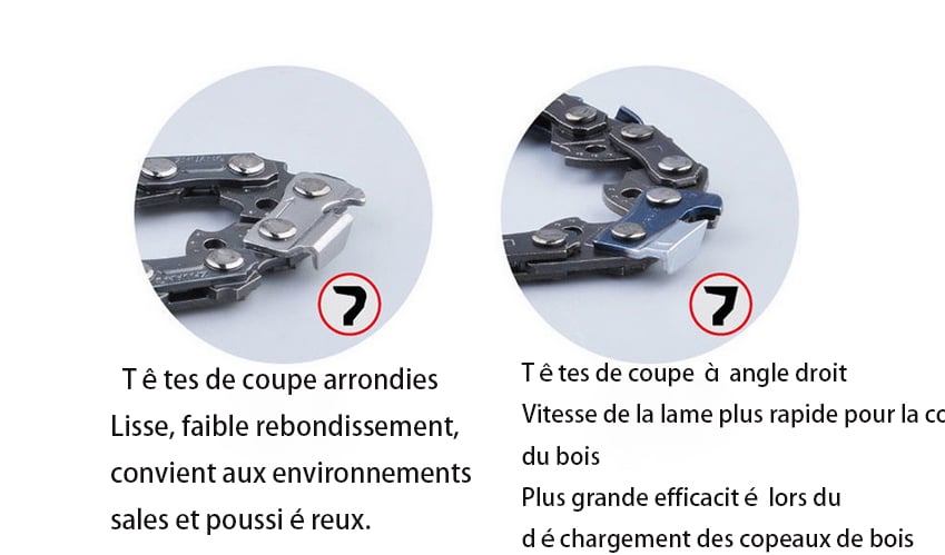 Set Di 2 Catene 39 Maglie Per Motosega Barra 25 Cm (10 Pollici) -Husqvarni Negozio