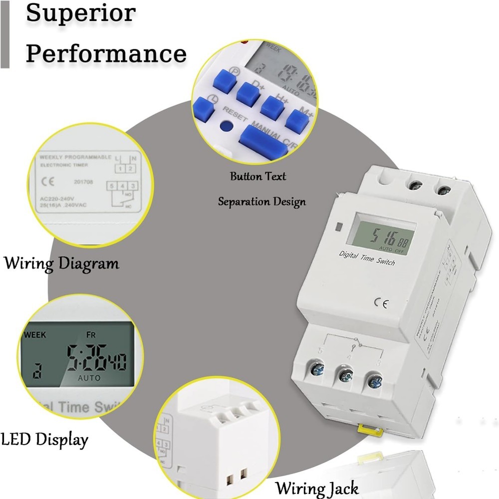 Enchufe Temporizador Programable Temporizador Digital Programable