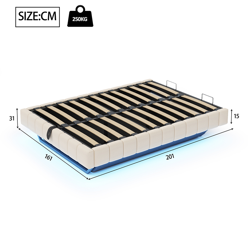 Schéma et dimensions du lit