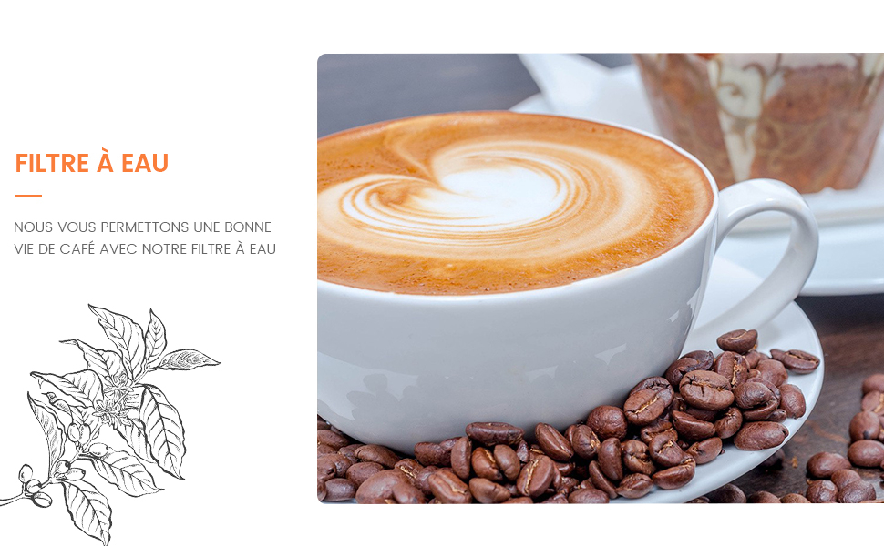 Filtro per acqua per macchine da caffè Melitta