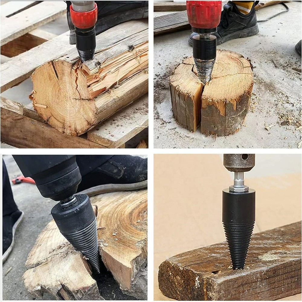 SWANEW Fendeuse à bois manuelle avec marteau et sac Fendeur Bois en Acier  Fendeur de bois
