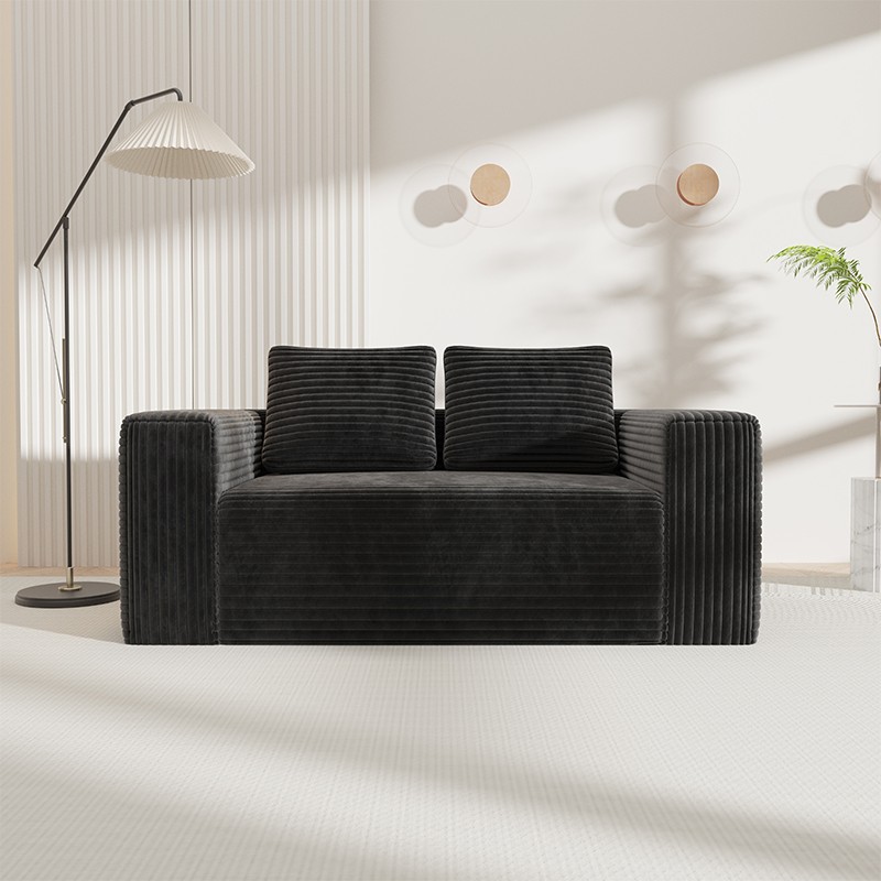 Tissu velours côtelé doux et épais
