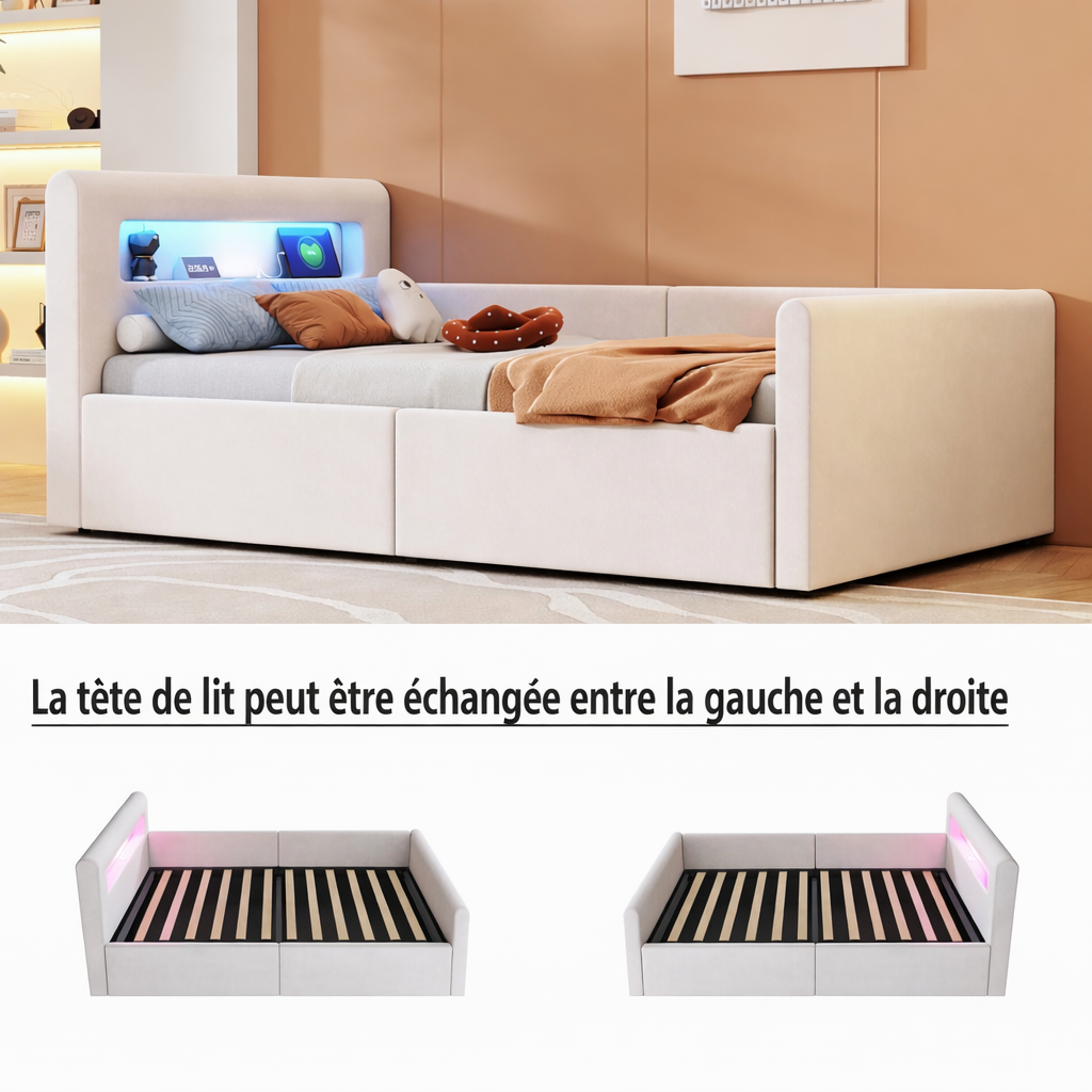 Dossier latéral réversible