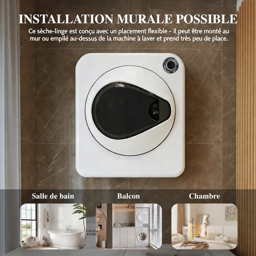 Double filtre anti-peluches du sèche-linge
