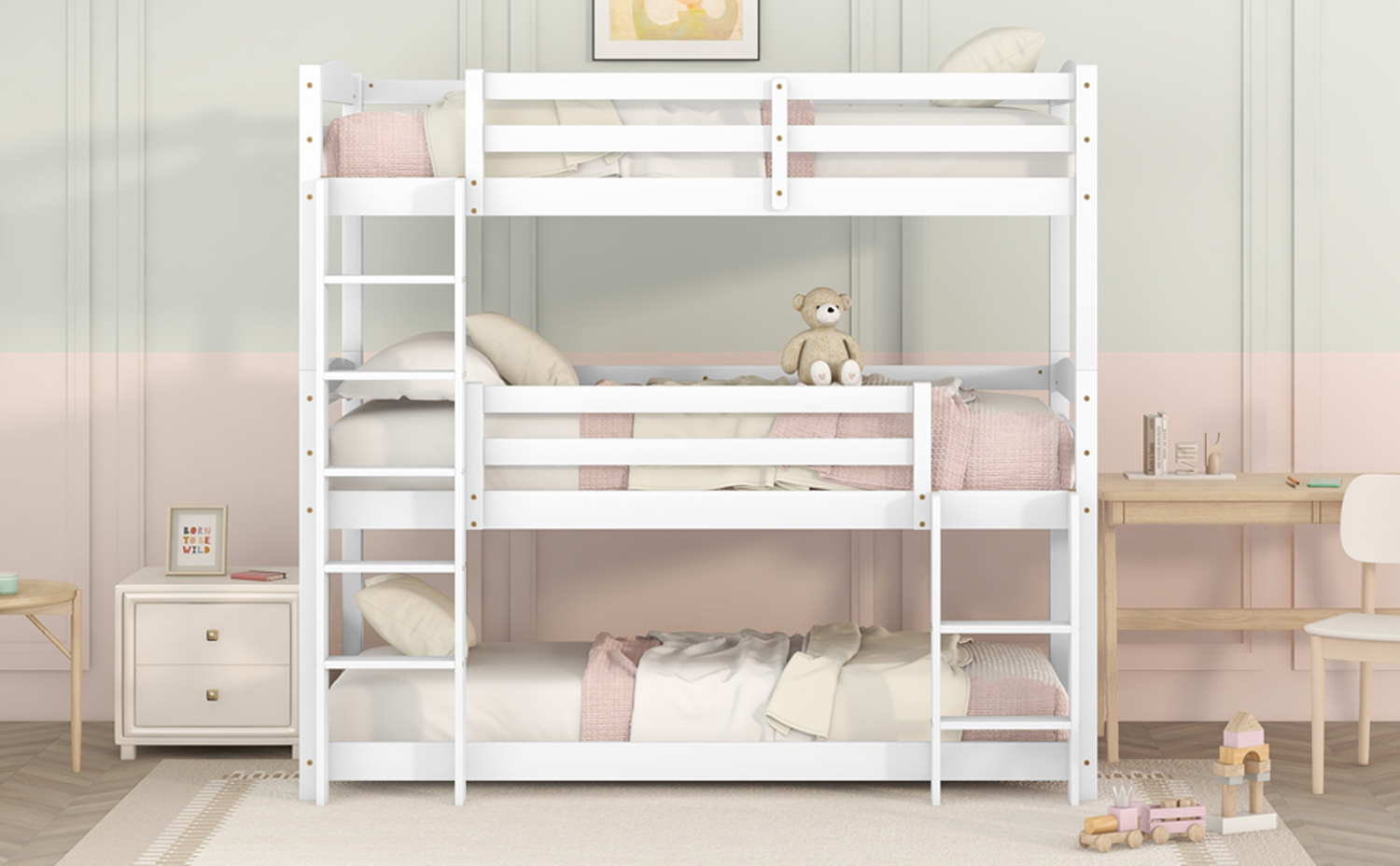 Lits Superposés Triples Transformables, 3x90x200 Cm, Structure En Bois, Avec échelle Et Barrière De Protection, Blanc -ATMOSPHERA || Songmics Soldes Boutique AAHKMJXYDAFdJAOAIMEbOAchX Ni0V6kW5l0kMox3xvg TsdK7FsEvvqvP6Jd ujri8=