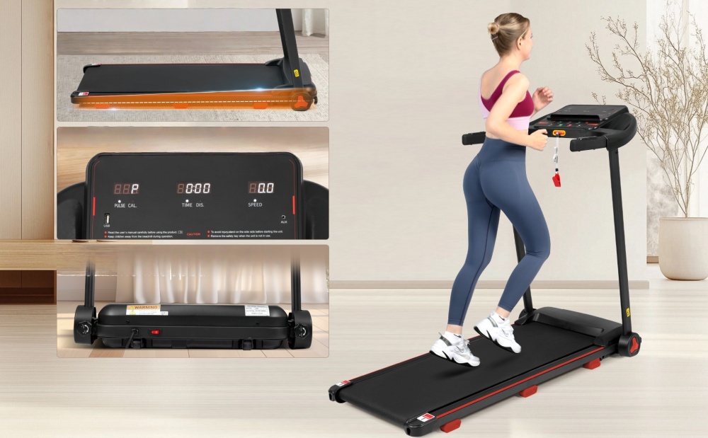 Tapis de course pliable pour maison - inclinaison 8 ...