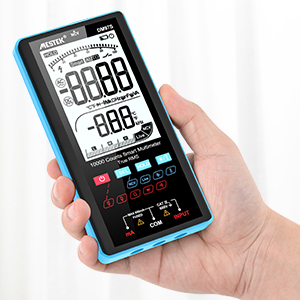 Multimètre Numérique MESTEK Testeur Electrique Digital Voltmètre Automatique 10000 Comptes TRMS Ampèremètre Ohmmètre Température CC/CA Tension Courant Capacité Résistance Diode Continuité Fréquence -Pas Cher Pro Bricoleur Magasin AAHKMJXYDAFdJAOAIMEbOAchX Ni0V6kW5l0kMox3xvg UA2 fnRIR3CZt jZZsTHQo=