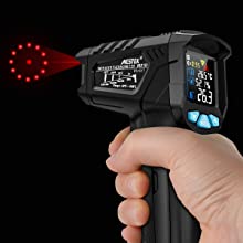 Thermomètre Infrarouge Laser MESTEK Pistolet IR Temperature Professionnel Sans Contact -50°C550°C Ecran LCD Réglable Alarme D'émissivité Affichage Cuisine Four Pizza Barbecue Congélateur Industrial -Promos Brico Forte Boutique AAHKMJXYDAFdJAOAIMEbOAchX Ni0V6kW5l0kMox3xvg XTK7Umm7sZ5R lZHpZ4iCU=