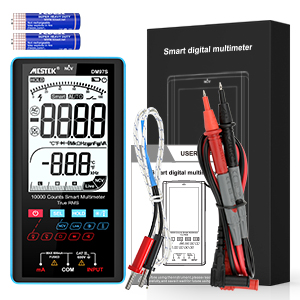 Multimètre Numérique MESTEK Testeur Electrique Digital Voltmètre Automatique 10000 Comptes TRMS Ampèremètre Ohmmètre Température CC/CA Tension Courant Capacité Résistance Diode Continuité Fréquence -Pas Cher Pro Bricoleur Magasin AAHKMJXYDAFdJAOAIMEbOAchX Ni0V6kW5l0kMox3xvg XcQA3j7mNkfFI0PIjM7OI0=