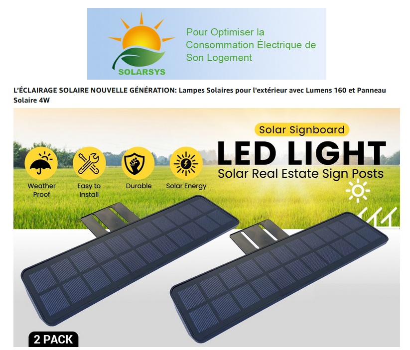 LED-Solarbeleuchtung Elfcam – Frontansicht