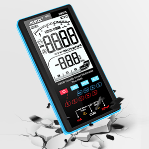 Multimètre Numérique MESTEK Testeur Electrique Digital Voltmètre Automatique 10000 Comptes TRMS Ampèremètre Ohmmètre Température CC/CA Tension Courant Capacité Résistance Diode Continuité Fréquence -Pas Cher Pro Bricoleur Magasin AAHKMJXYDAFdJAOAIMEbOAchX Ni0V6kW5l0kMox3xvg bMfc4kmi sL4 0BEQsaN8I=