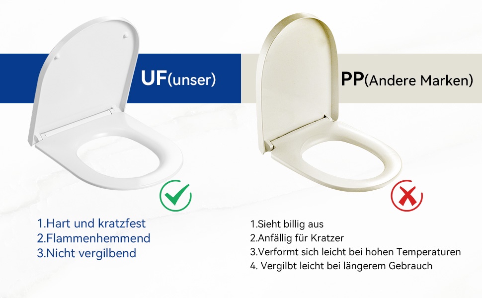 Hochwertiger WC-Sitz