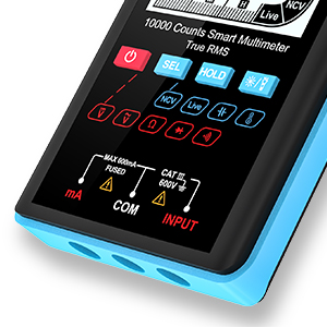 Multimètre Numérique MESTEK Testeur Electrique Digital Voltmètre Automatique 10000 Comptes TRMS Ampèremètre Ohmmètre Température CC/CA Tension Courant Capacité Résistance Diode Continuité Fréquence -Pas Cher Pro Bricoleur Magasin AAHKMJXYDAFdJAOAIMEbOAchX Ni0V6kW5l0kMox3xvg elj4aS7gRAci FV9LFV1A=