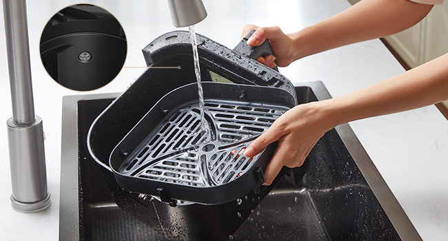 Friteuse AeroChef FD10 Pro Capacité
