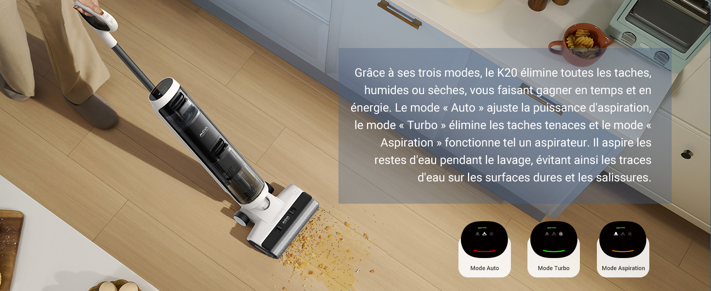 Aspirateur K20 nettoyage