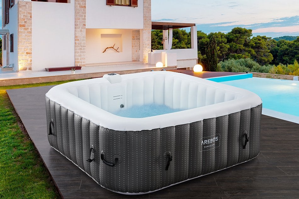 AREBOS Spa Gonflable Pour L'intérieur Et L'extérieur Pour 6 Personnes 185x185cm 130 Jets De Massage Avec Chauffage 910 Litres -Hayward Aquaspa Boutique AAHKMJXYDAFdJAOAIMEbOAchYRuMdtVh5mmprswYJkh5RSZfJTLkvtWBbZECPtfw2JWxxTaZIbXM OZvmbRkEMEsU qvc vsXL53HMyAhPECPQ==