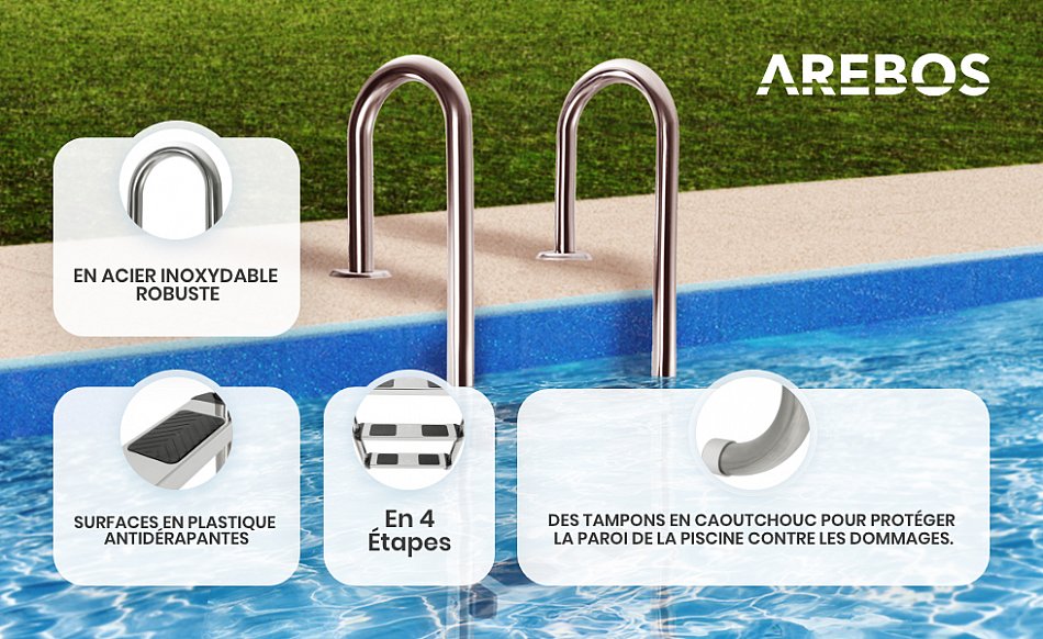 AREBOS Échelle De Piscine Échelle De Securité 4 Marches Acier Inoxydable -Trait Piscine Soldes Magasin AAHKMJXYDAFdJAOAIMEbOAchYRuMdtVh5mmprswYJkh5Rdge76 john3CwTDU2Zq ah5PjYcLeljNTJ zr8k uOT0UqJ8T35nHO K13XsycYdw==