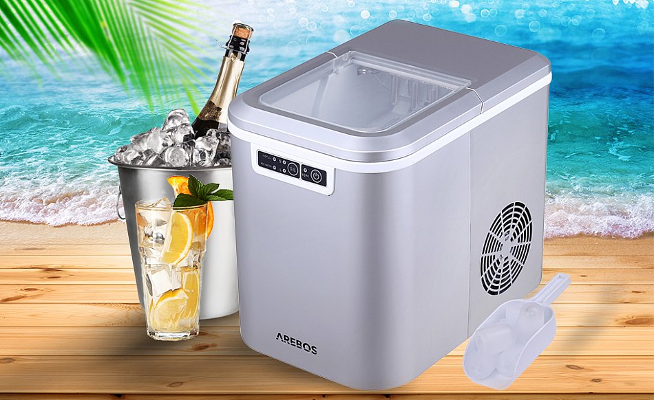AREBOS Machine à Glaçons Cuillère à Glaçons Et Panier 2,2L Icemaker Machine à Glace 12KG En 24h -Petit Électroménager AAHKMJXYDAFdJAOAIMEbOAchYRuMdtVh5mmprswYJkh5Rdge76 john3CwTDU2Zq