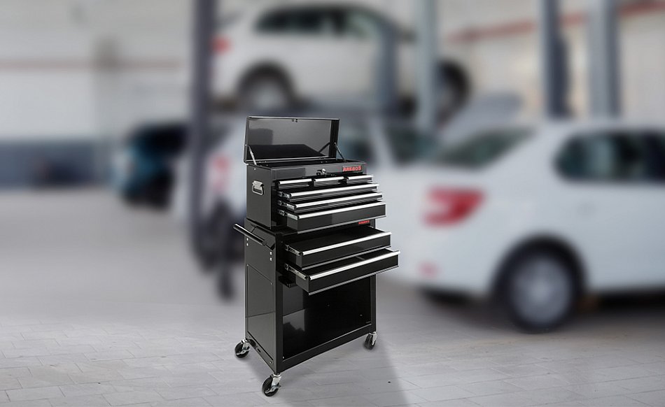 AREBOS Servante D'atelier à 9 Tiroirs Tapis AntidérapantsChariot Avec Caisse à Outils AmovibleVerrouillable Freins D'arrêt Noir -Stanleyfaco Magasin AAHKMJXYDAFdJAOAIMEbOAchYRuMdtVh5mmprswYJkh5Rdge76 john3CwTDU2Zq