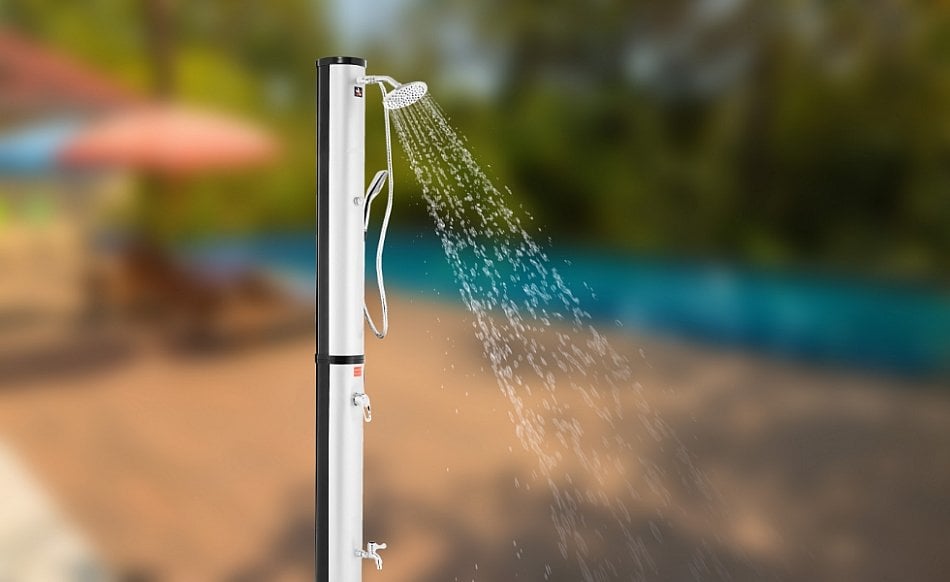 AREBOS Douche Solaire 40 L Avec Douchette & Thermomètre Température De L'eau Jusqu'à 60°C Douche De Piscine Camping Argent -Trait Piscine Soldes Magasin AAHKMJXYDAFdJAOAIMEbOAchYRuMdtVh5mmprswYJkh5Rdge76 john3CwTDU2Zq aiuxIoU SLRC4Db
