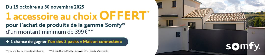 Opération Accessoires - 15 octobre au 30 novembre 2025