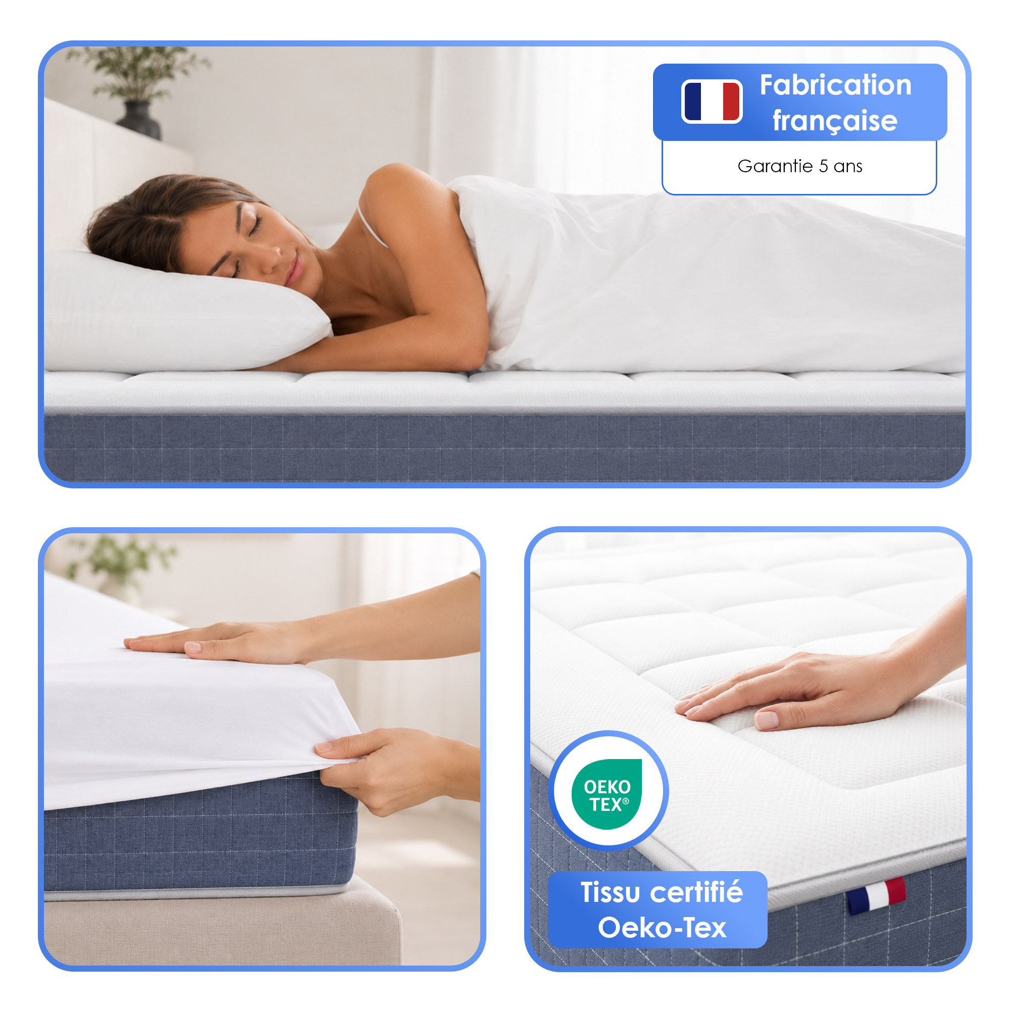 Finitions et certifications du matelas KING STYLE