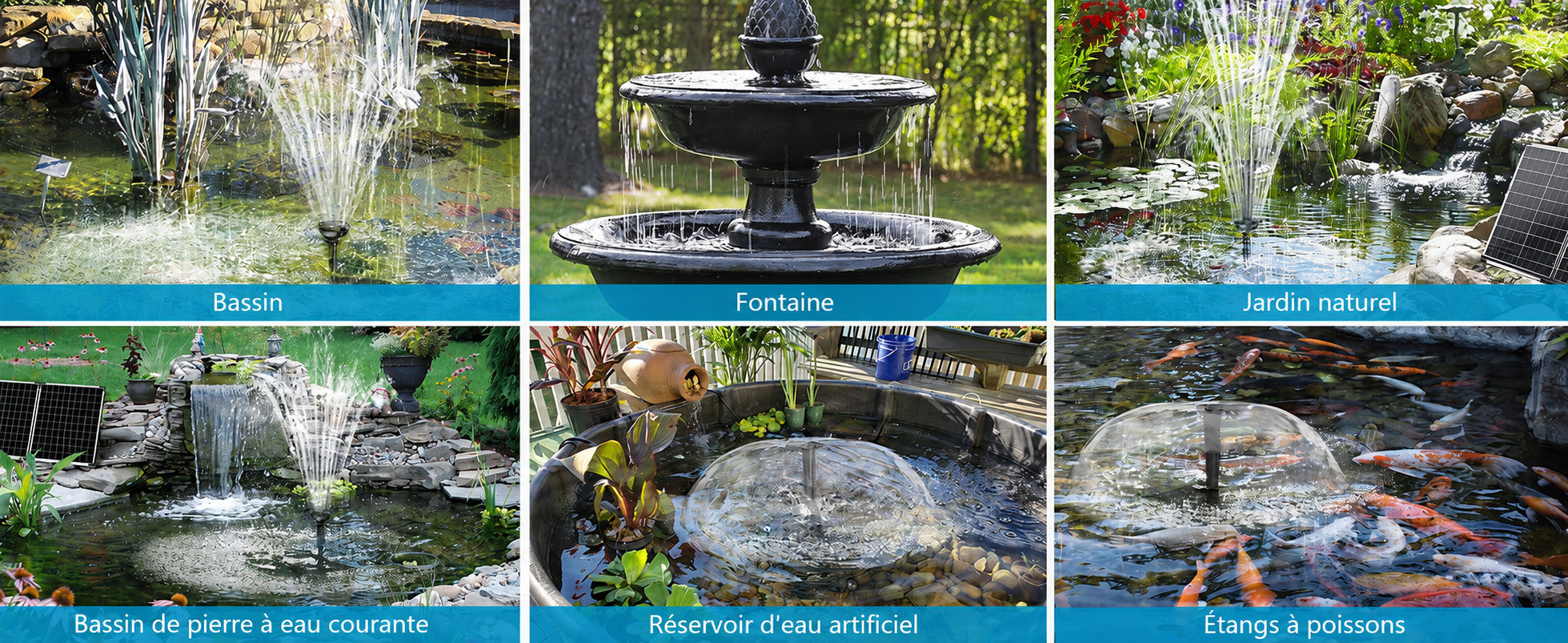 Zones d’utilisation au jardin