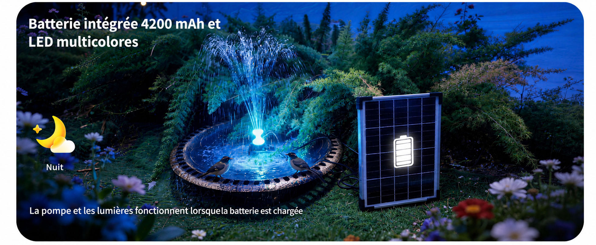 Éclairage LED et fonctionnement nocturne