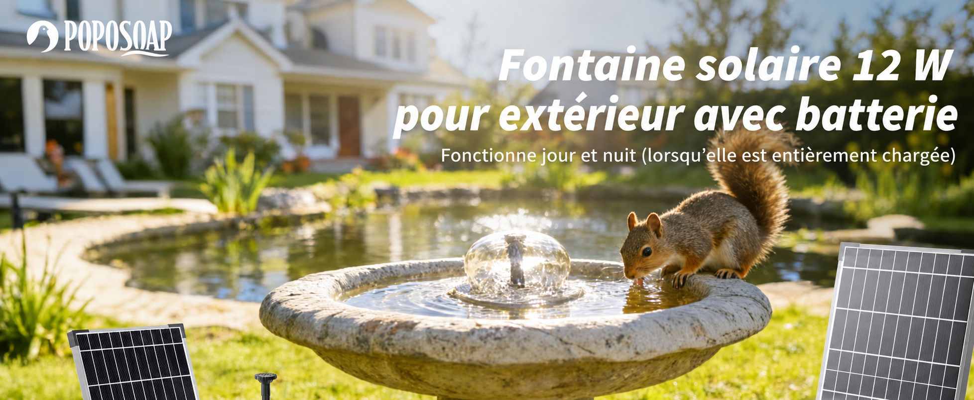 Pompe solaire POPOSOAP