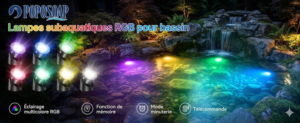 Lampes RGB POPOSOAP