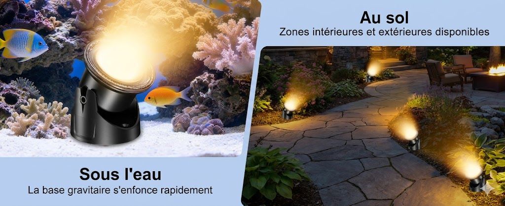 Lampes de bassin IP68