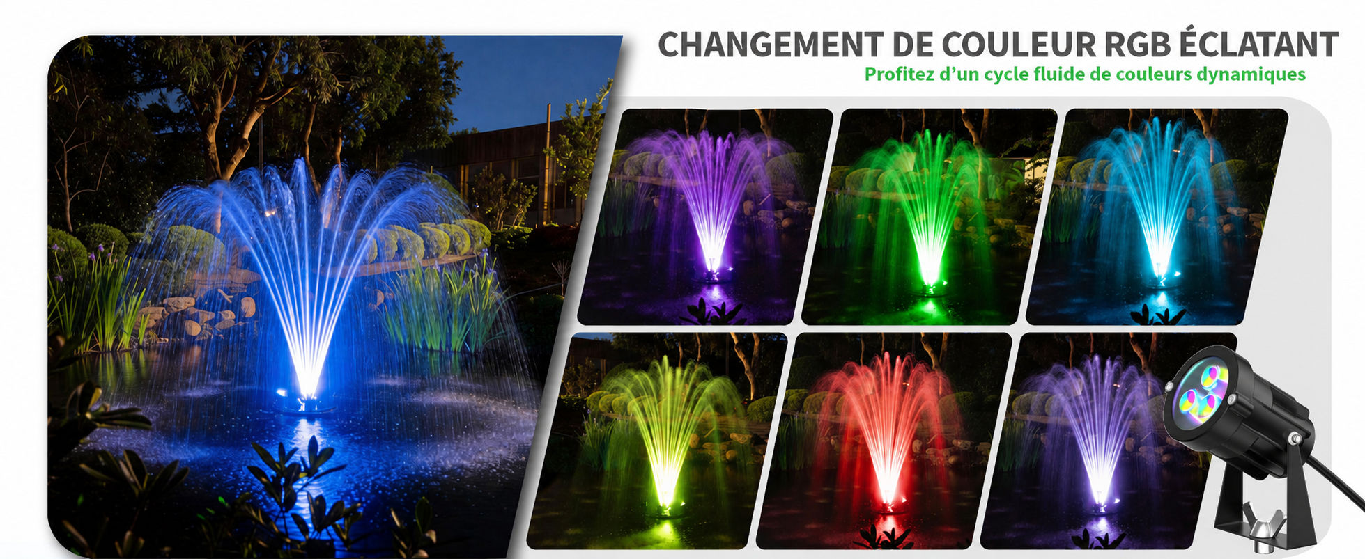 Changement LED RGB
