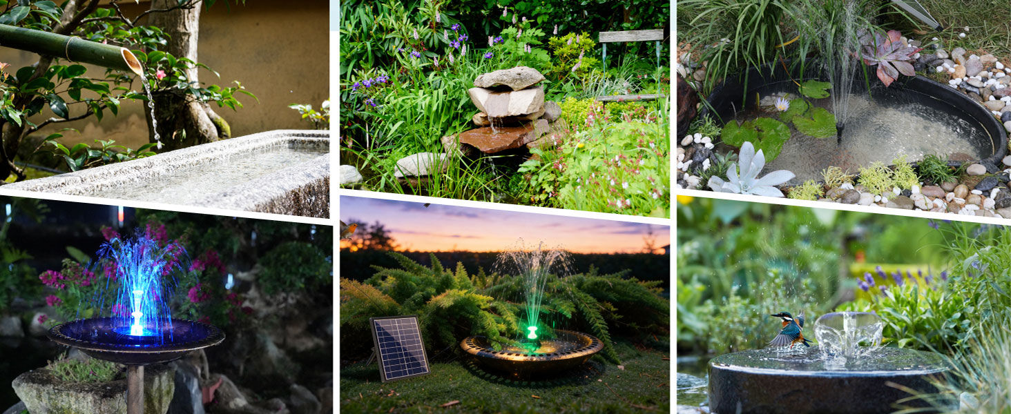 Exemples d’utilisation au jardin