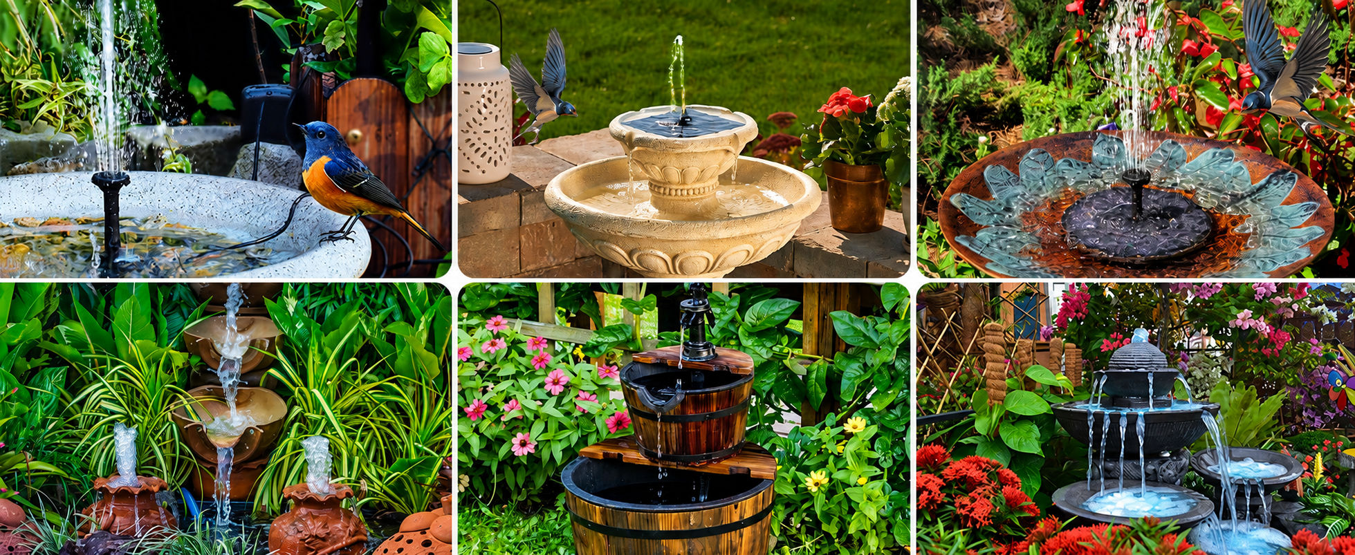 Kit DIY pour fontaine solaire
