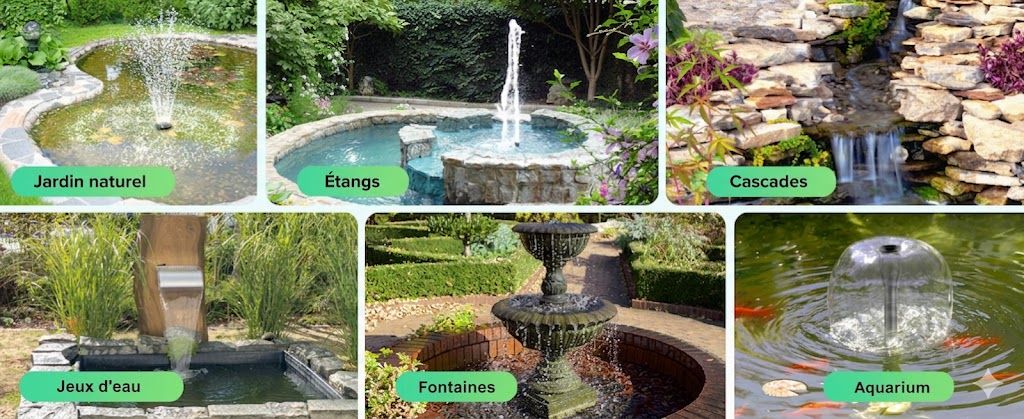 Jeux d’eau jardin
