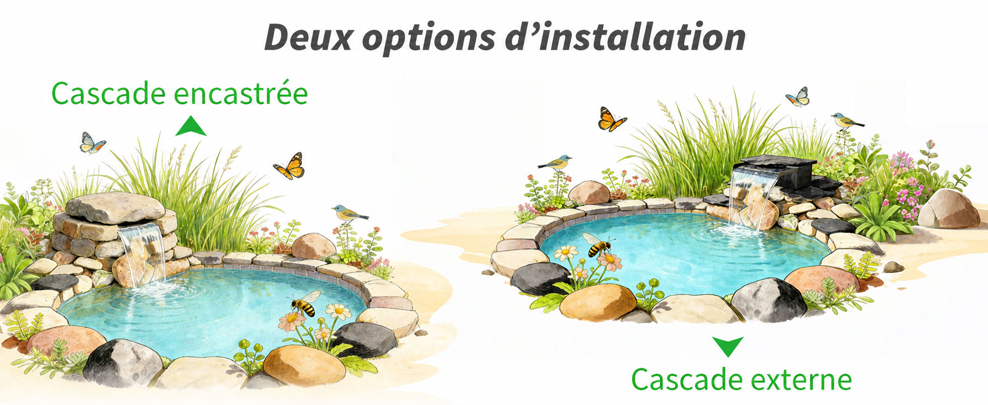 Installation DIY du kit cascade