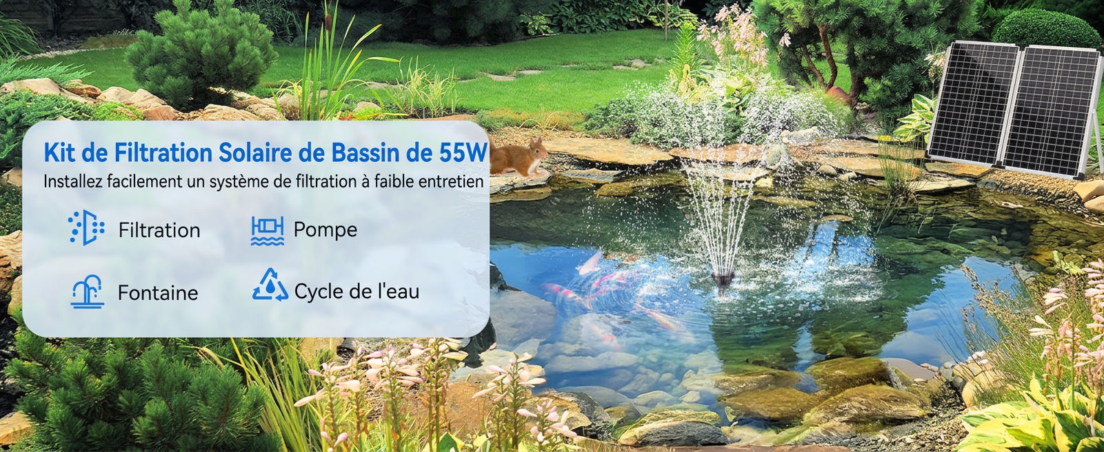 Filtre de Bassin Solaire POPOSOAP