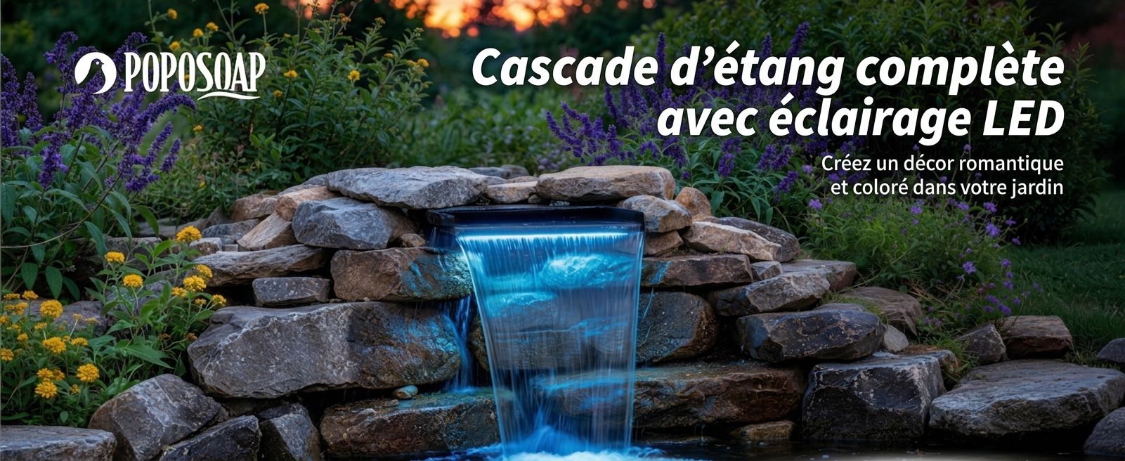 Cascade en acier inoxydable