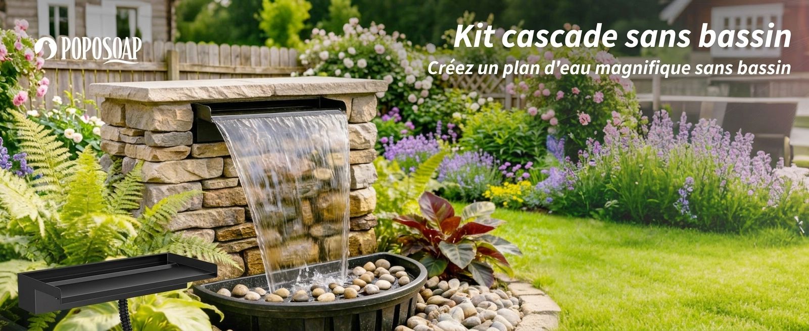 POPOSOAP Cascade de Jardin