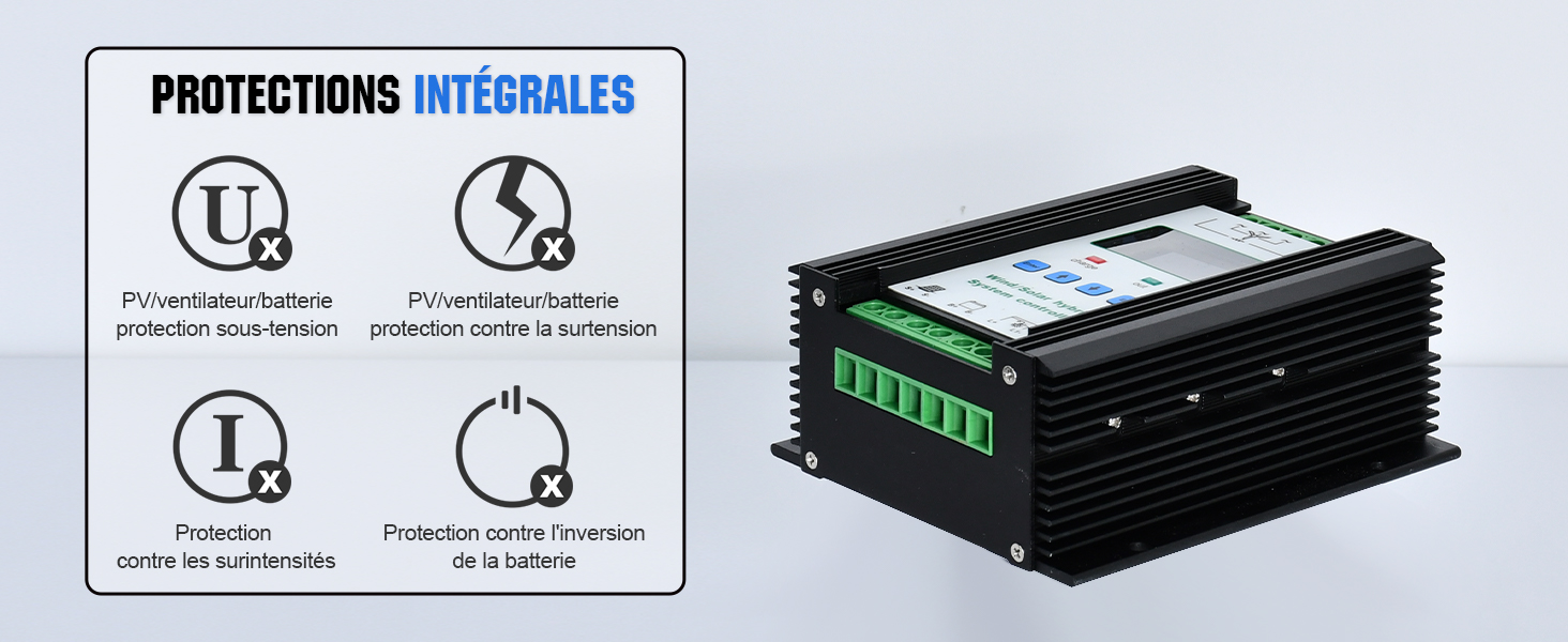 Équipements de puissance - Régulateur éolien 24V 3000W