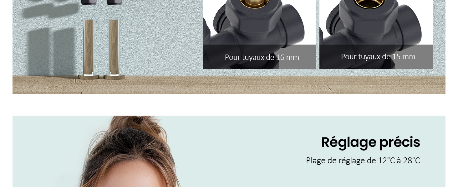 Vanne thermostatique S'AFIELINA