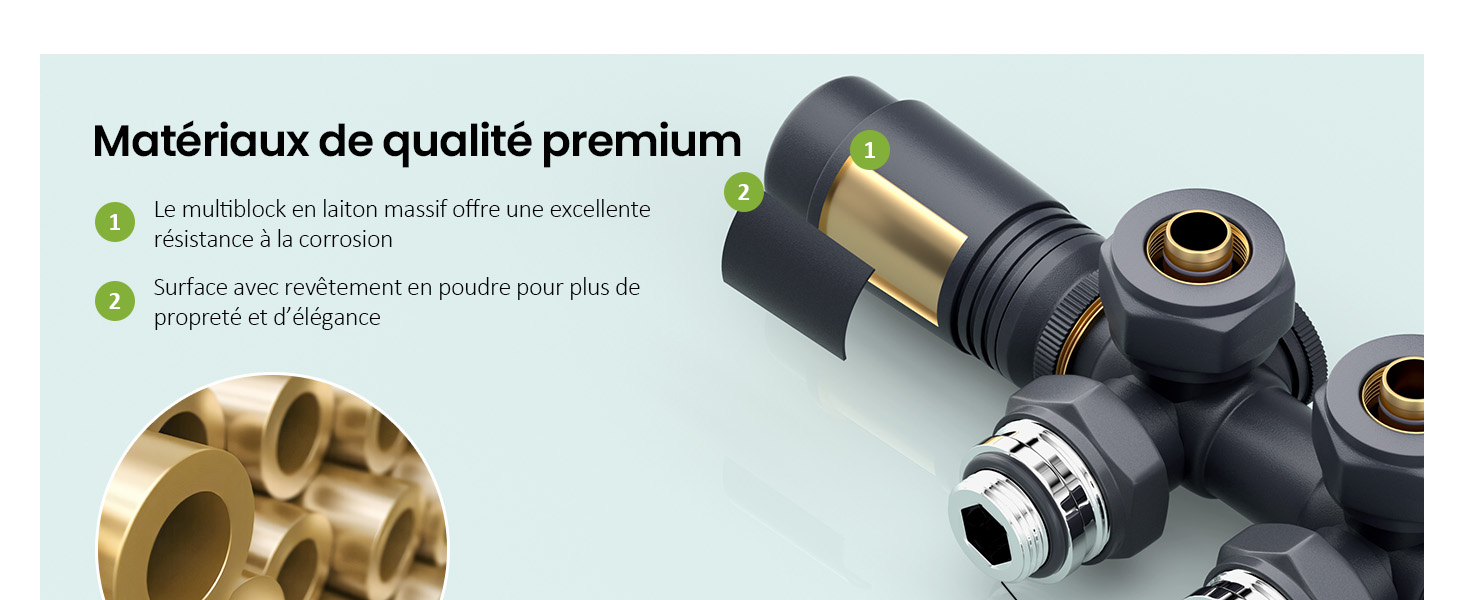Vanne thermostatique S'AFIELINA