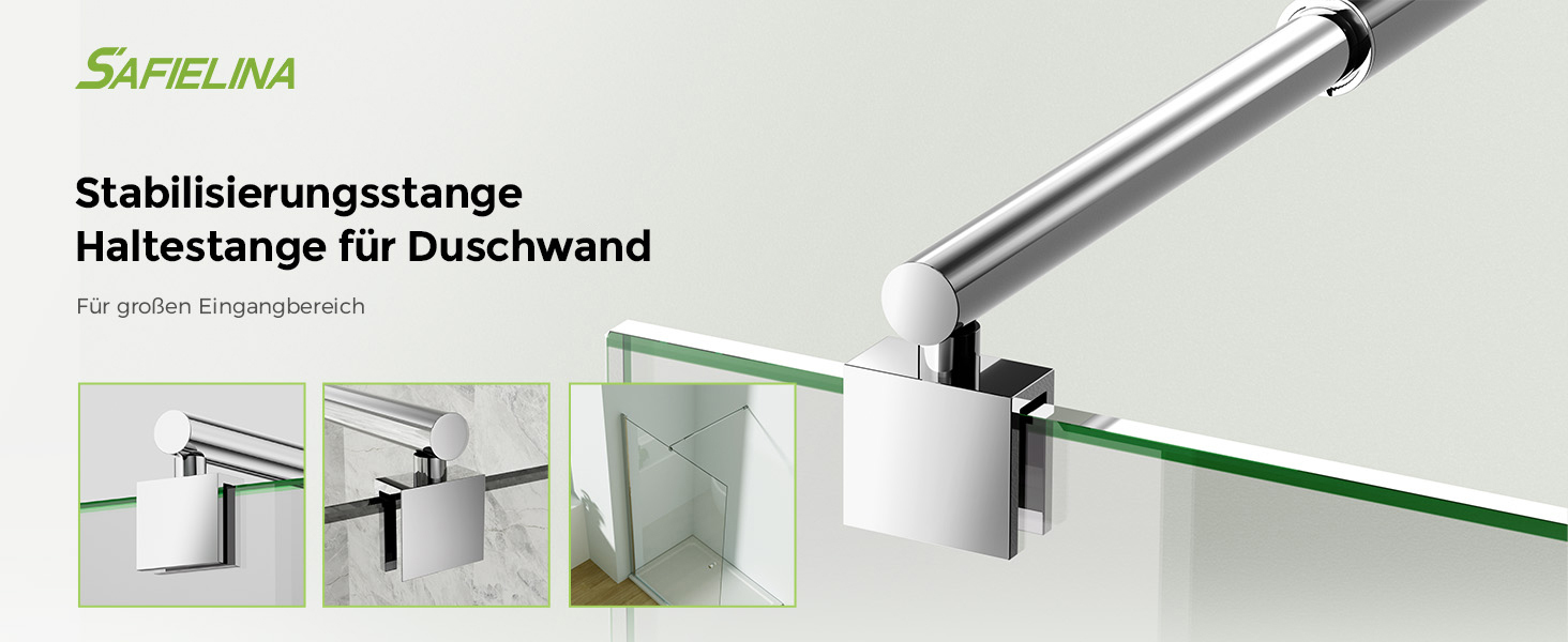 Duschwand Haltestange