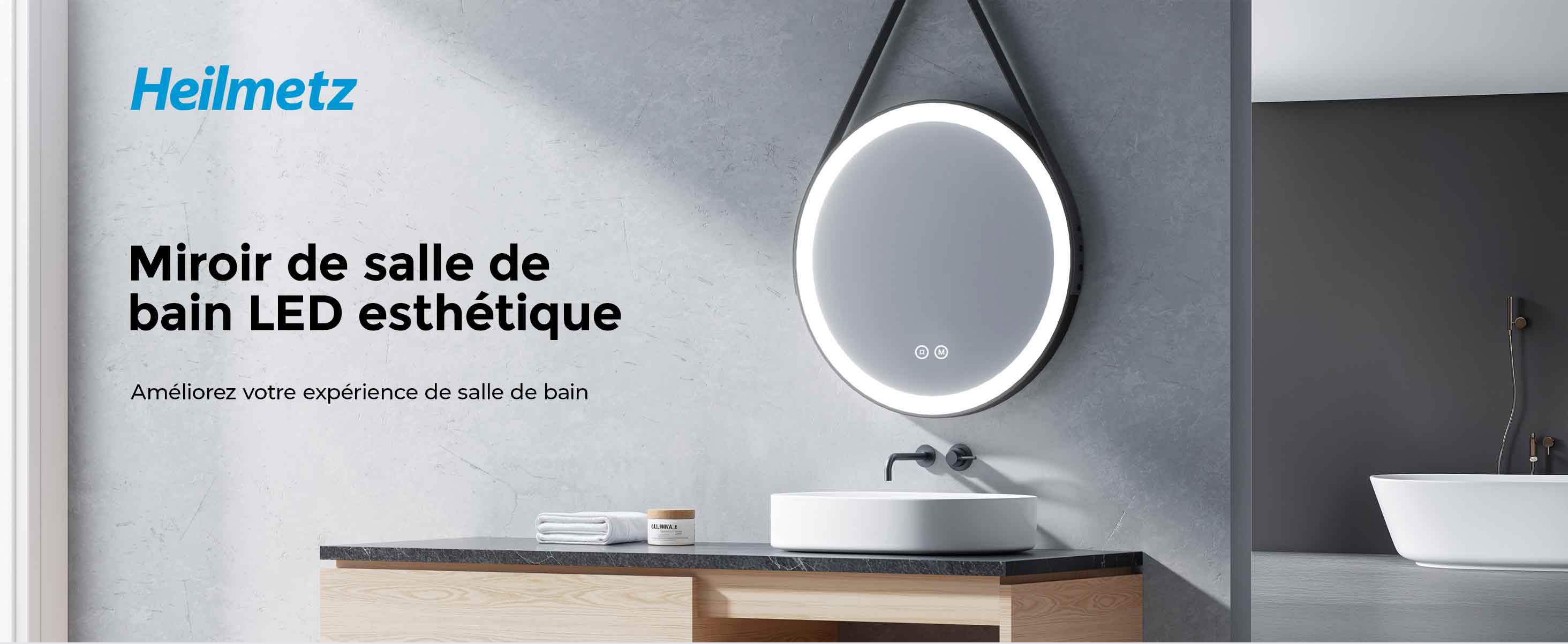 Miroir LED Rond Heilmetz