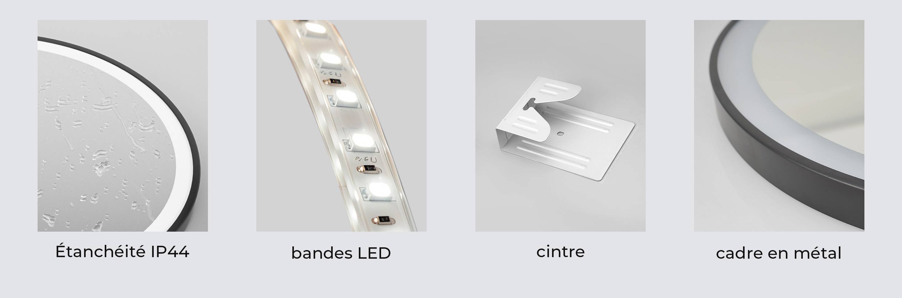 Miroir LED Rond Heilmetz