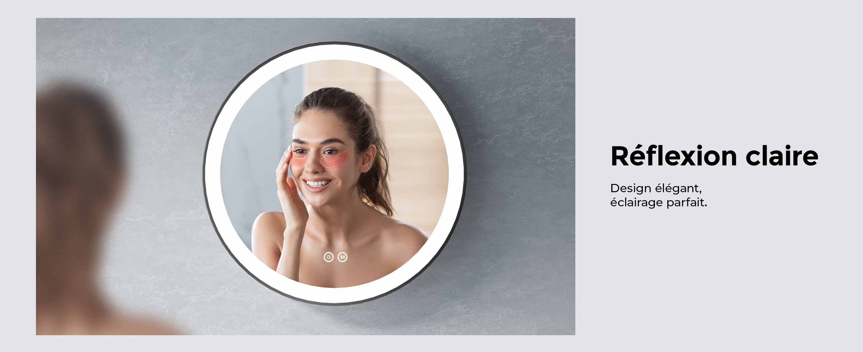 Miroir LED Rond Heilmetz