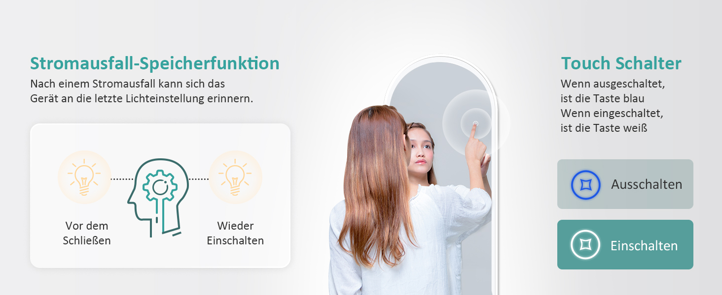 EMKE Bogen Standspiegel